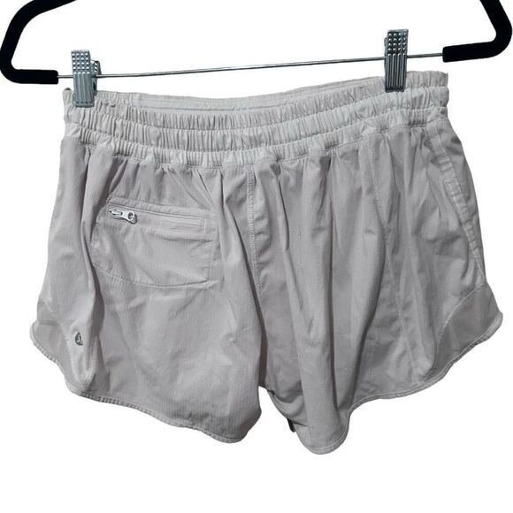 Lululemon Hotty Hot Low Rise Drawstring Athletic Running Shorts White Size 8 - Picture 4 of 12